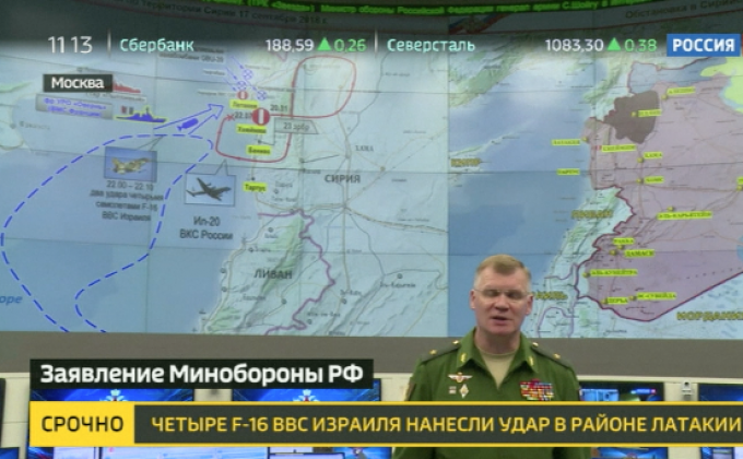 รัสเซียกล่าวหาอิสราเอลหลังเครื่องบินถูกยิงตก