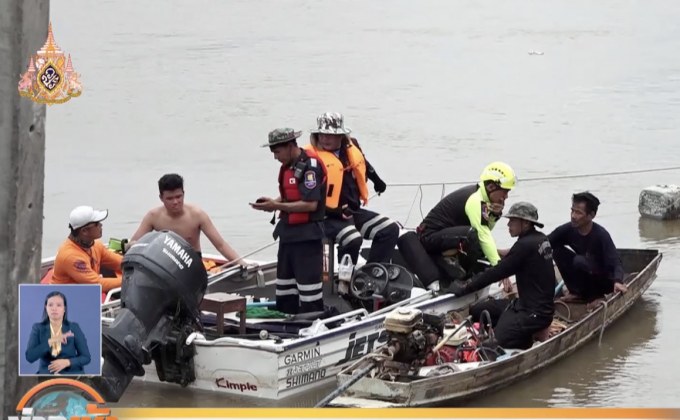 ​กู้ได้แล้วร่างเหยื่อ ศาลาริมน้ำแม่กลองถล่ม