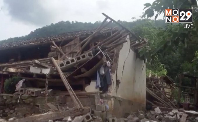 แผ่นดินไหวขนาด 5.9 ในจีน