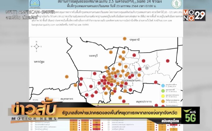 รัฐบาลสั่งฝ่ายปกครองลงพื้นที่หยุดการเผากลางแจ้งทุกจังหวัด