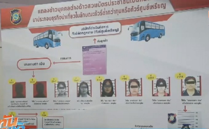 จับ 2 สาวจีน สวมบัตรปลอม เปิดบริษัททัวร์ นาน 28 ปี
