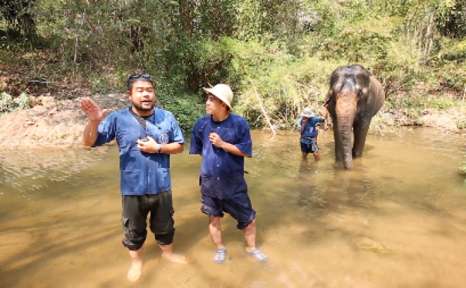 เจษฎาพาลุย : อาบน้ำแม่จันทน์ ช้างชรา จ.เชียงใหม่