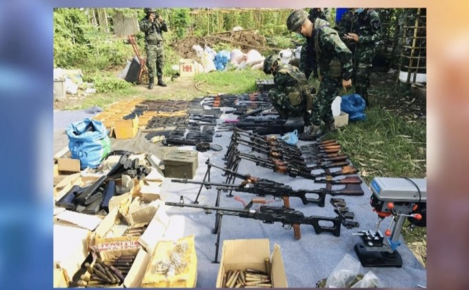 ยึดอาวุธสงครามจำนวนมาก จ.ตาก