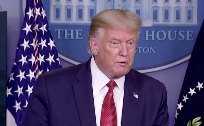 “ทรัมป์” พักแถลงข่าวชั่วคราว หลังมีเหตุยิงนอกทำเนียบขาว