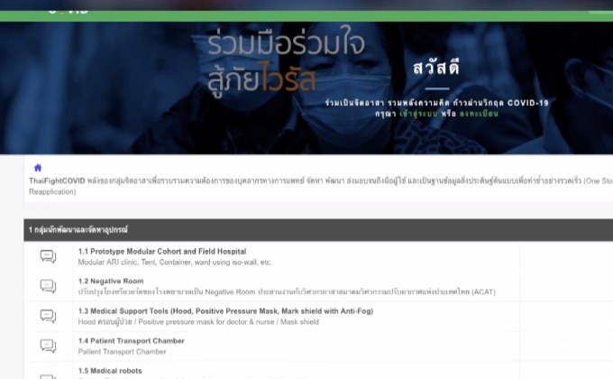 ThaiFightCovid.com  ร่วมมือร่วมใจ กู้ภัยไวรัส
