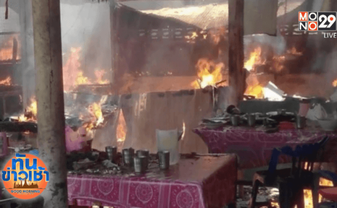 ระทึก จยย.บอมบ์ร้านขายของชำ จ.สงขลา