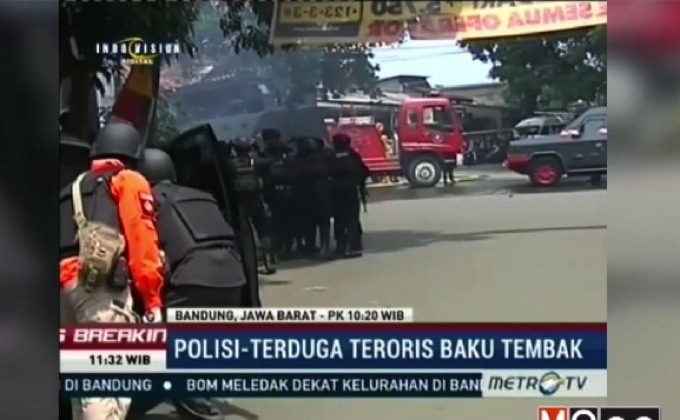 ตำรวจอินโดฯยิงคนร้ายวางระเบิด
