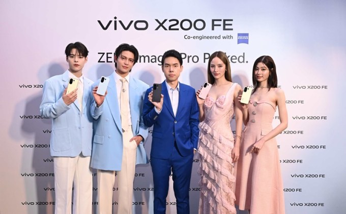 วิลเลี่ยม-ณิชา แท็กทีมเปิดตัว vivo X200 FE เรือธงคอมแพกต์ฟีเจอร์ครบ ใช้งานจบในหนึ่งมือ เพียง 24,999 บาท