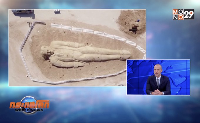 ประติมากรรมทรายขนาดยักษ์ในอิสราเอล