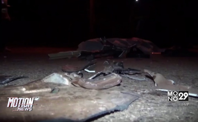 จยย.ชนรถกระบะเสียชีวิต 2 คน จ.หนองคาย