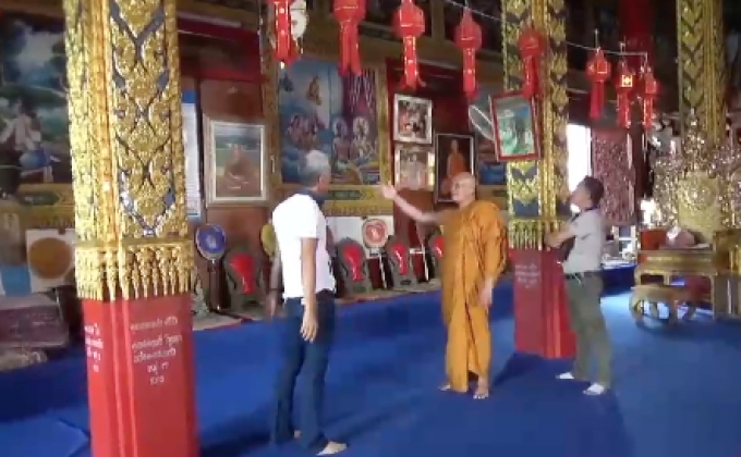 วัดเมืองพะเยา ประดับโคมไฟ 12 ราศี