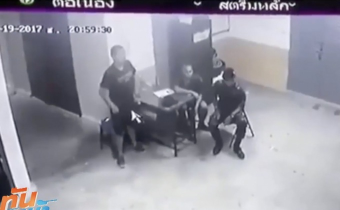 ครอบครัว “พลทหารทาโร่” ตรวจวงจรปิด มทบ.45