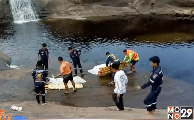 สองพ่อลูกชาวมาเลเซียจมน้ำเสียชีวิต จ.บึงกาฬ