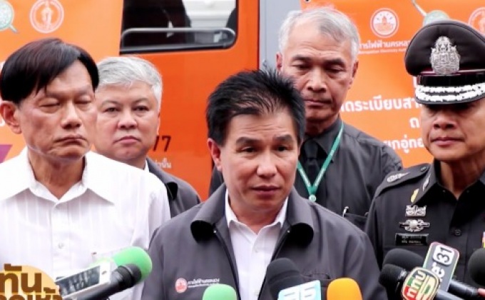 กฟน.เดินหน้าจัดระเบียบสายสื่อสาร