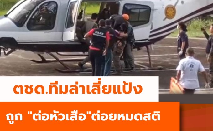 ตชด.ทีมล่าเสี่ยแป้ง ถูกต่อหัวเสือต่อยหมดสติ