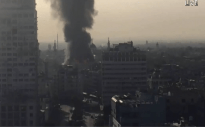 เกิดเพลิงไหม้กรุงดามัสกัส ของซีเรีย