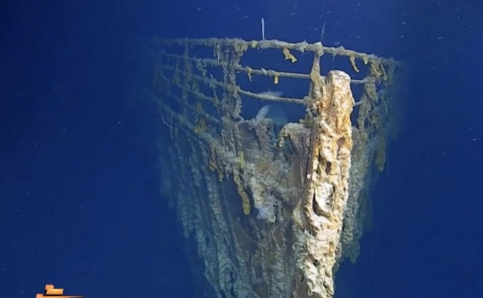เผยภาพซากเรือไททานิกล่าสุด
