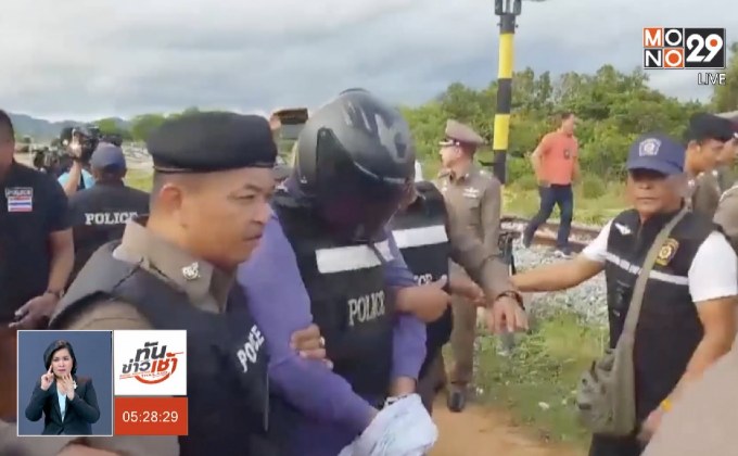 ‘มด’ หนึ่งในทีมฆ่า “น้องสปาย-ฟอส” มอบตัวแล้ว