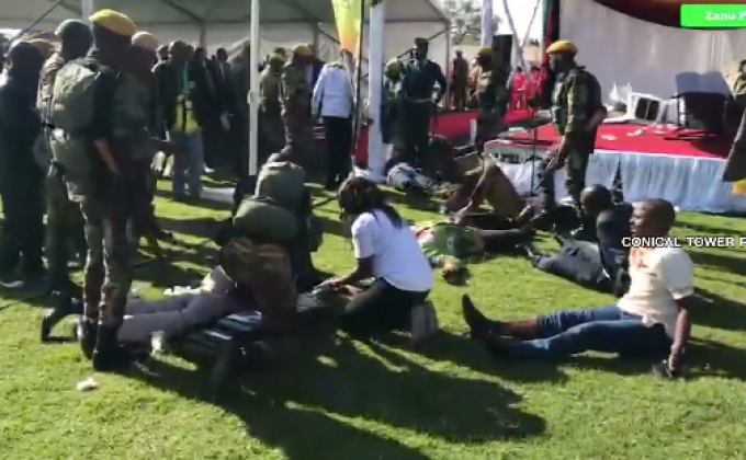 ปธน.ซิมบับเวรอดตายหวุดหวิดจากเหตุระเบิด