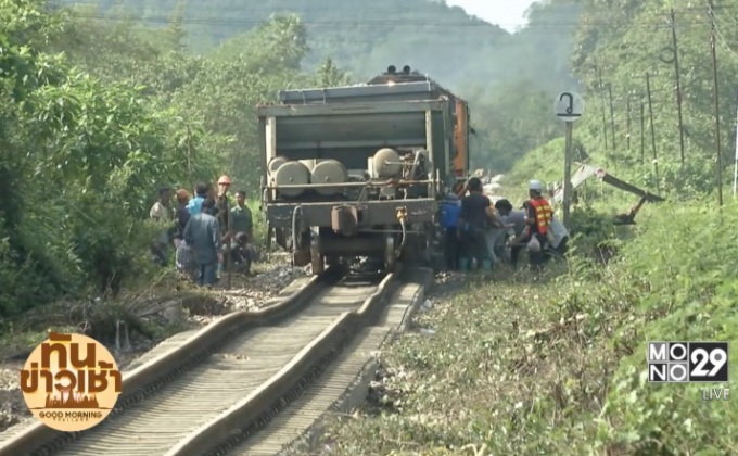 ร.ฟ.ท. คาดความเสียหายน้ำท่วมใต้ 1,300 ล้านบาท