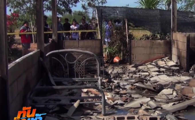 ส่อฆาตกรรมอำพราง เหตุเพลิงไหม้เผายกครัว