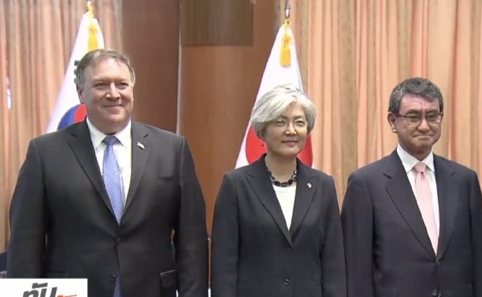 “ปอมปิโอ” ยันยุติคว่ำบาตรเกาหลีเหนือเมื่อปลดนิวเคลียร์