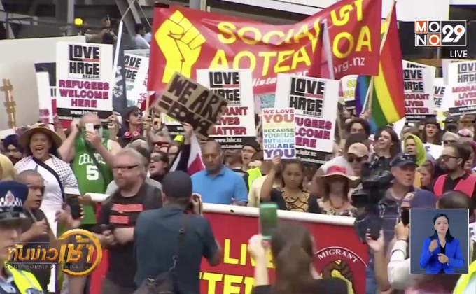 ชาวนิวซีแลนด์ประท้วง หลังเหตุกราดยิง
