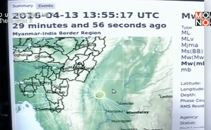 แผ่นดินไหวในเมียนมา-อินเดีย