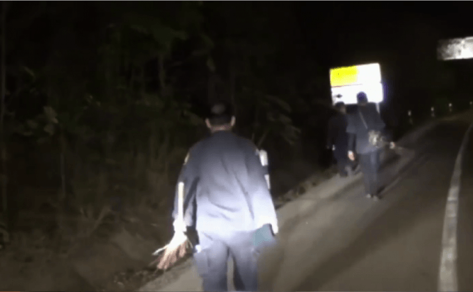 ไฟป่าลุกไหม้บนดอยพระบาท จ.ลำปาง