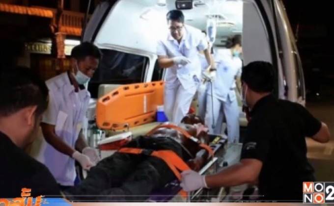 ชายวัย 54 ปีถูกยิงบาดเจ็บเหตุทะเลาะวิวาท