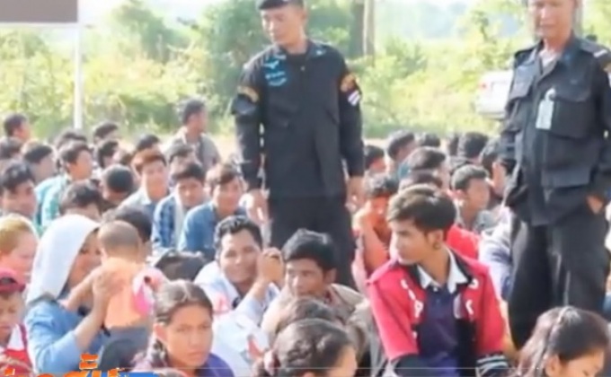 ทหารพรานจับแรงงานลอบเข้าเมืองกว่า 200 คน