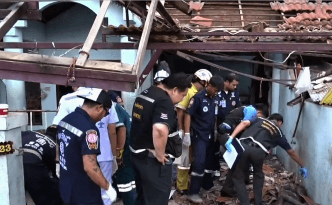 พบผู้เสียชีวิตในเหตุบ้านระเบิด จ. นนทบุรี