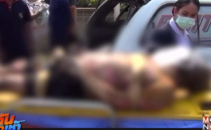 หนุ่มเมายาบ้า จุดไฟเผาตัวเอง