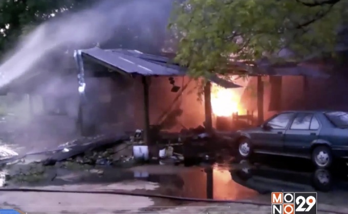 โกดังสารเคมีประกอบพลุระเบิด จ.อ่างทอง