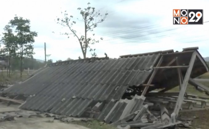 พายุถล่มพะเยา เสียหาย 250 หลังคาเรือน