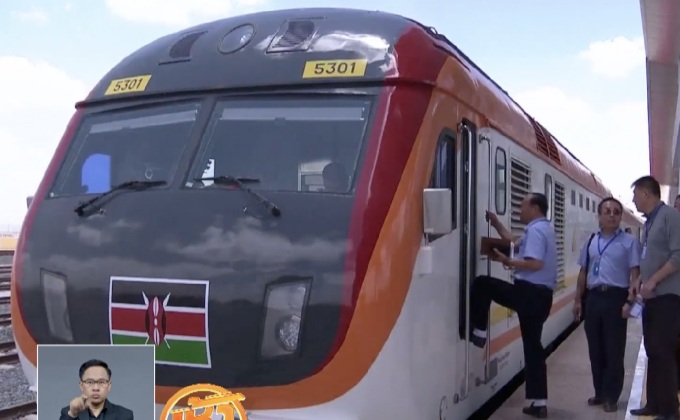 เคนยา-จีนทดสอบรถไฟความเร็วสูง