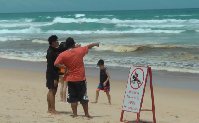 ชุดไกรทองลุ่มน้ำตาปี เร่งจับจระเข้ชายหาดกระรน