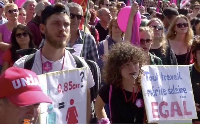 ชาวสวิสเรียกร้องความเท่าเทียมเรื่องเงินค่าจ้าง