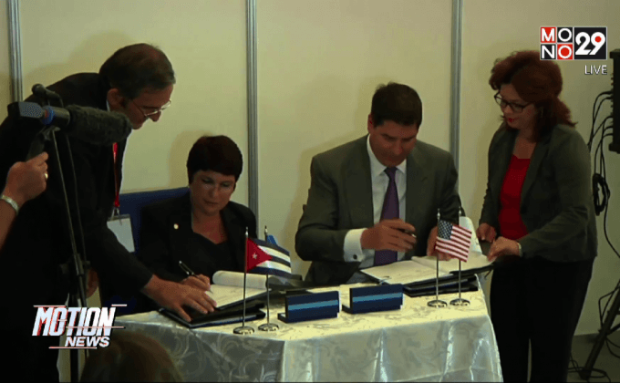 ข้อตกลงใช้เครือข่ายโทรศัพท์ในสหรัฐฯและคิวบา