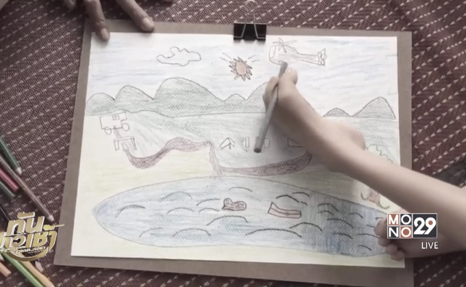ชื่นชมเด็กชายพิการเก่งวาดภาพ หวังฝึกเป็นอาชีพ
