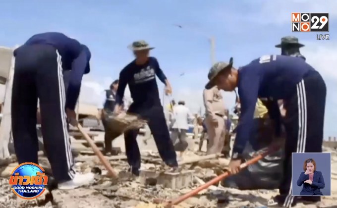 เร่งเก็บตัวอย่างคราบน้ำมันตรวจสอบหาต้นตอ