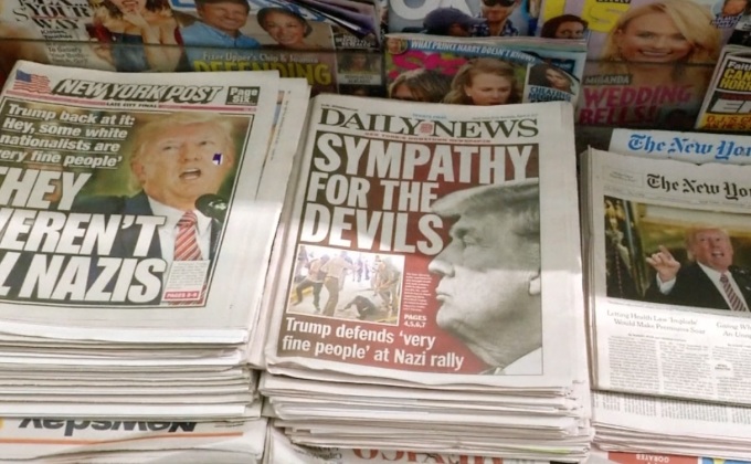 ผู้นำโลกจวกท่าที “ทรัมป์” กรณีเหตุรุนแรงเหยียดผิว