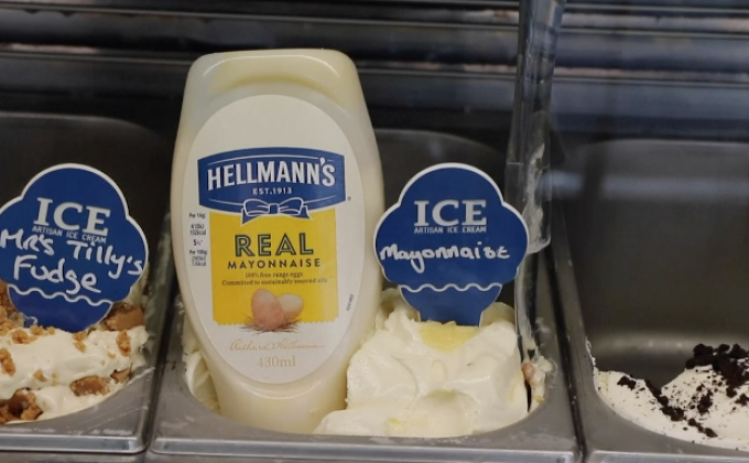 ร้านขายไอศครีมรสชาติมายองเนสในสกอตแลนด์