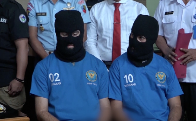 อินโดฯ จับกุมชาวต่างชาติ 2 คนในคดียาเสพติด