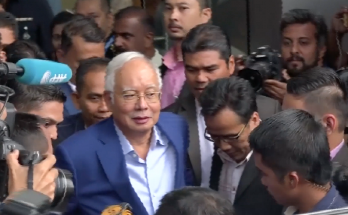 “นาจิบ ราซัก” เข้าให้การ ปปช.มาเลเซีย