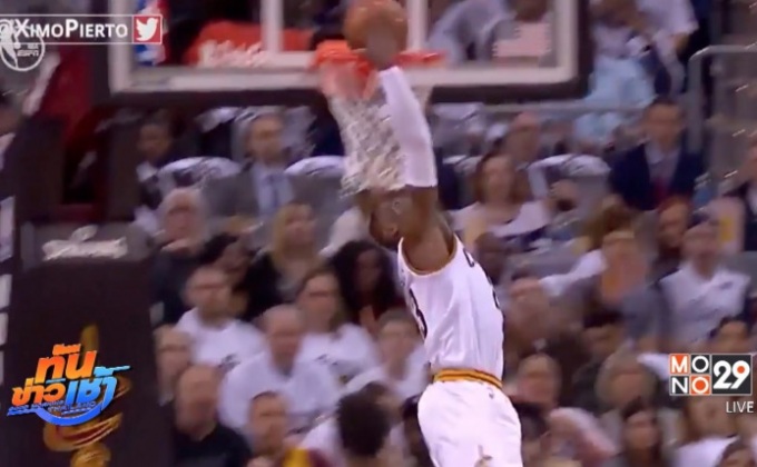 “คิงเจมส์” โชว์แอลลีฮูปในเพลย์ออฟ NBA