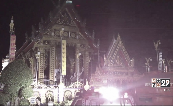 ไฟไหม้โบสถ์วัดชื่อดังนครนายกคาดไฟลัดวงจร