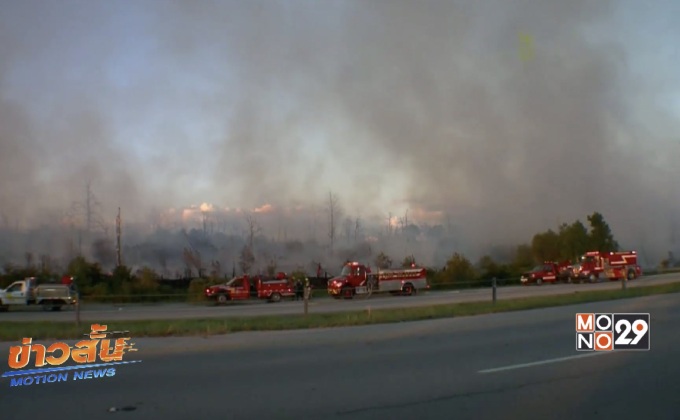 ไฟป่าในรัฐเท็กซัสยังคงลุกลาม