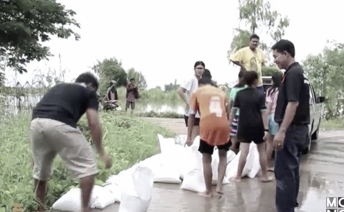 แม่น้ำเจ้าพระยาล้นตลิ่ง จ.นครสวรรค์