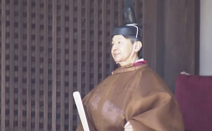 ​จักรพรรดิญี่ปุ่นร่วมพิธีครั้งแรกตามคติชินโต